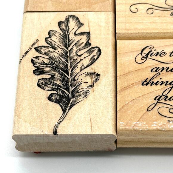 Stampin' Up! Country Blessings Rubber Stamps Thanksgiving Thanks Grateful (7) - Picture 5 of 13